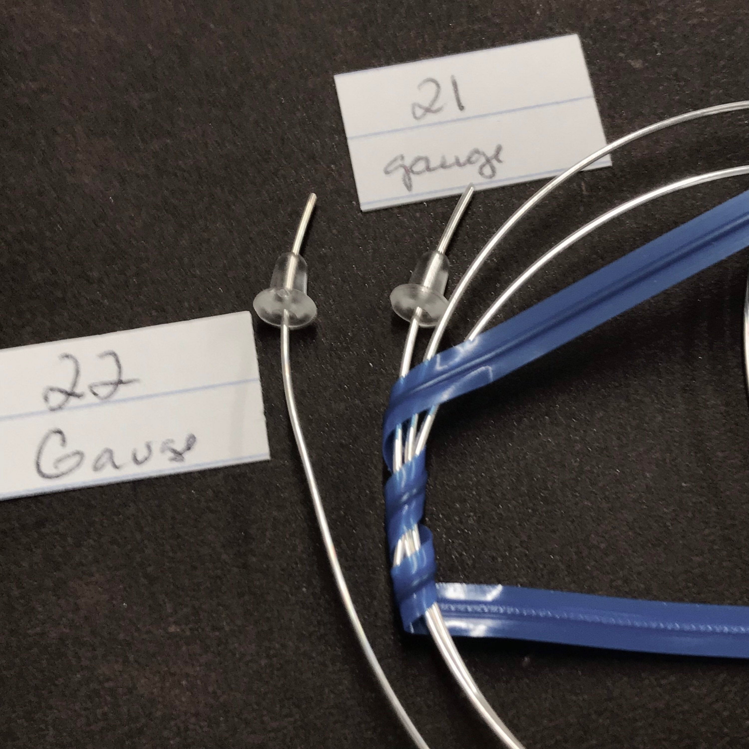 Rubber Earnut - Earwire Stoppers - 100 Clear Earring Backs Use on 22 gauge - 21 gauge Ear Wires E142